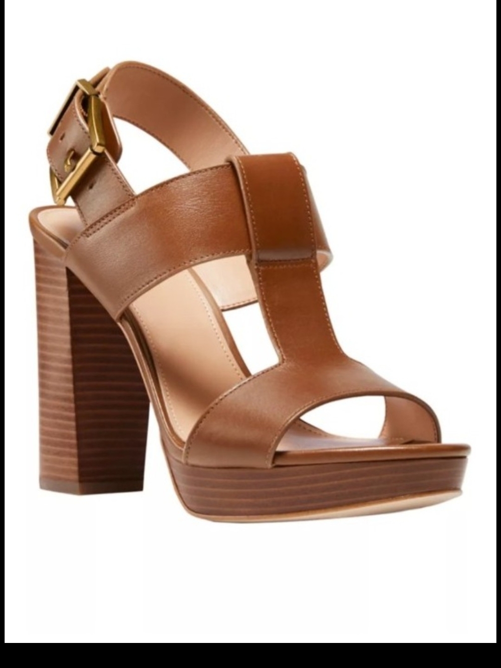 NWT Michael Kors Becker Platform T-strap sandals